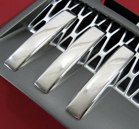 Range Rover L322 2010 Supercharged Side Vent Fin Covers ( 6 pcs - Click Image to Close